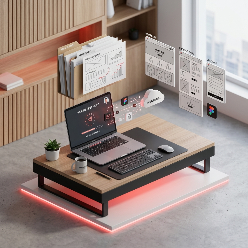 Send the Brief Mockup